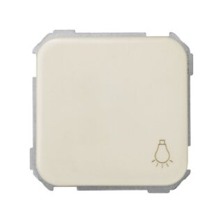 SIMON - Pulsador con grabado luz Simon 31 marfil