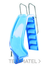 ASTRALPOOL - TOBOGAN CURVA DCHA ALT.1,78m