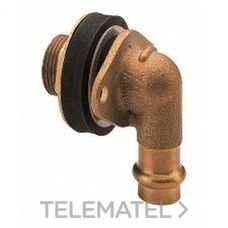 CONEX/BANNINGER - CODO PASAMUROS P4093G 15x1/2IGx3/4AGx25