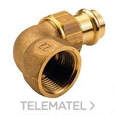 CONEX/BANNINGER - UNION ROSCADA C/CODO P4096G 18x1/2"