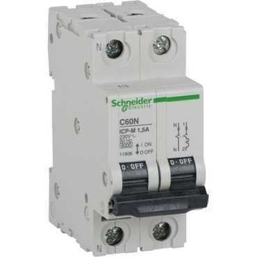 Interruptor automático control potencia C60N ICP-M 1P+N 3A