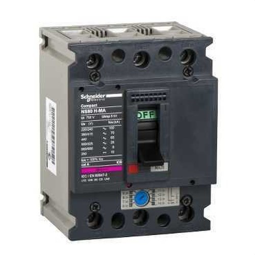INTERRUPTOR AUTOMATICO NS80H MA12,5 3P3R FIJO ANTERIOR