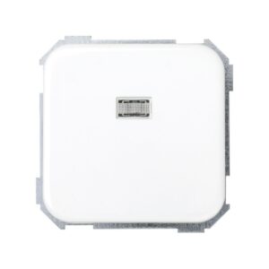 Interruptor unipolar con indicador luminoso Simon 31 blanco nieve