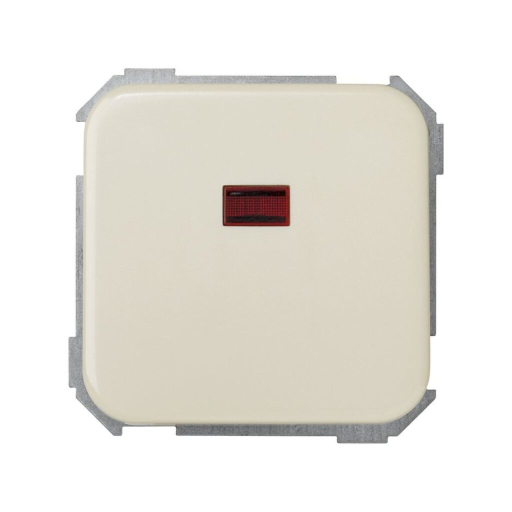 Interruptor unipolar con piloto Simon 31 marfil