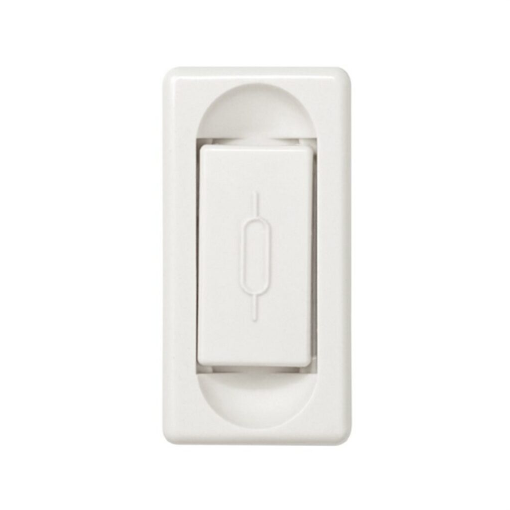Base portafusible Simon 27 blanco nieve