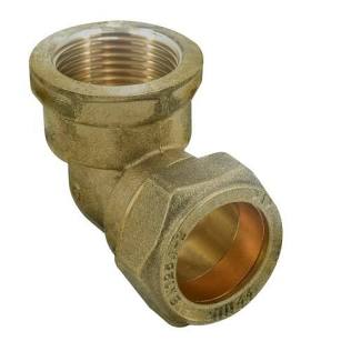 CODO UNION 4096G H-H 16x1/2" BRONCE