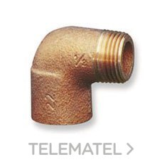 CODO 4092G M-H 12x3/8" BRONCE