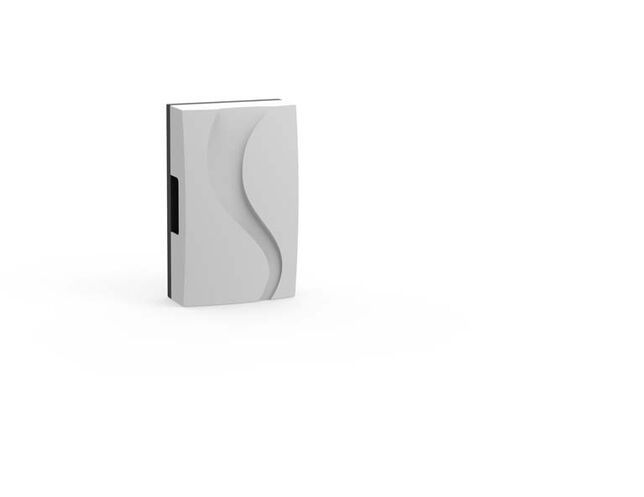 Timbre receptor pared pulsador cableado 230V sin hilos