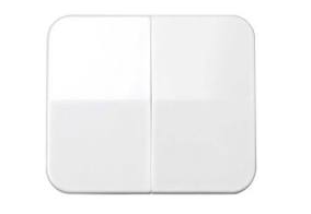 Tecla para 2 interruptores O conmutadores Simon 75 blanco nieve
