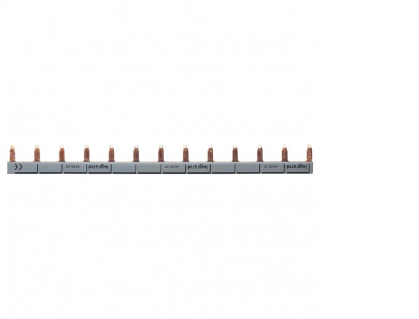 Peine interconexión para 12 bornas 5mm azul