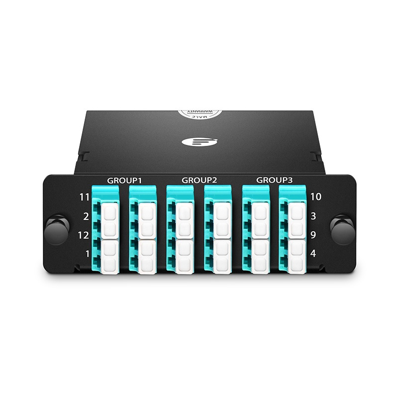 Cassette 12SC MTP OM4 HD para bloque de fibra óptica LCS