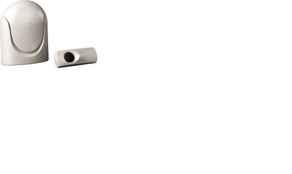 Conjunto timbre enchufe + pulsador pilas alcance 200m