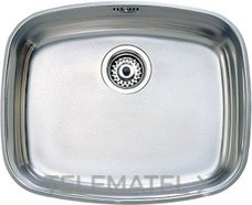 Fregadero bajo encimera acero inoxidable BE-50 40 155x400
